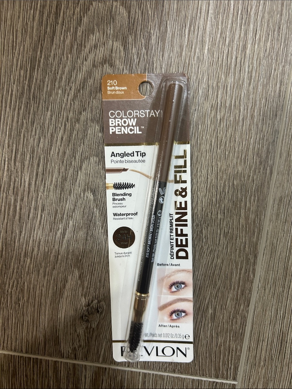 Revlon ColorStay Brow Pencil 210 Soft Brown with Brush 🌸 FIRM PRICE 🌸